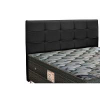 Cabeceira Cama Box Estofada Queen Queen Clean Plus Suede Cinza - Simbal - 2