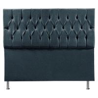Cabeceira Queen 1,60m Madrid Suede - Pallazio Cor Azul Marinho - 1