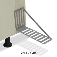 Cabeceira Cama Box King 195 Cm Carla Suede Marsala E Frame - 3