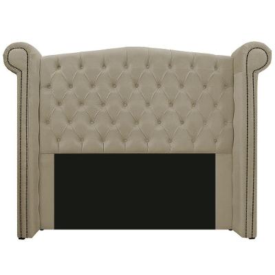 Cabeceira Estofada Veneza 160cm Bege