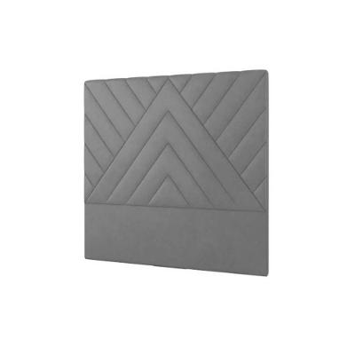 Cabeceira Cama Box Estofada Solteiro Solteiro Sky Plus Chumbo - Simbal