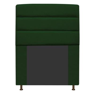 Cabeceira Turim 90 Cm Solteiro Suede Verde