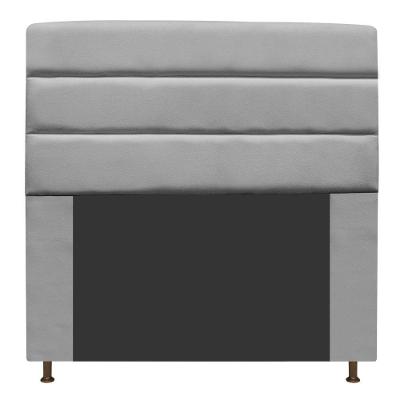 Cabeceira Turim 160 Cm Queen Size Suede Cinza
