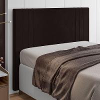 Cabeceira Cama Box Casal Queen Size Ferrara 160Cm Marrom - 2