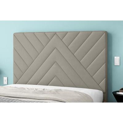 Cabeceira Cama Box Estofada Queen Queen Sky Plus Camurca - Simbal