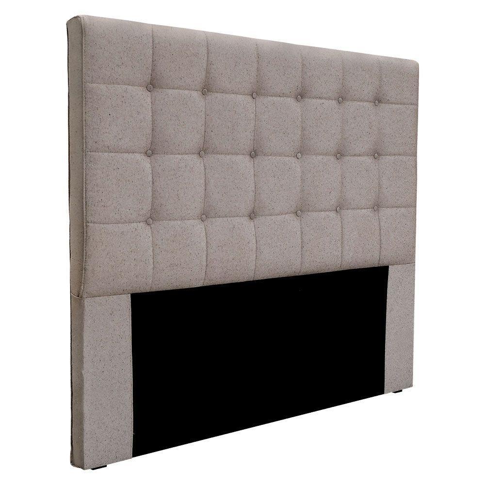 Cabeceira King 1,95M Verona Linho Rústico Areia Pallazio - 1