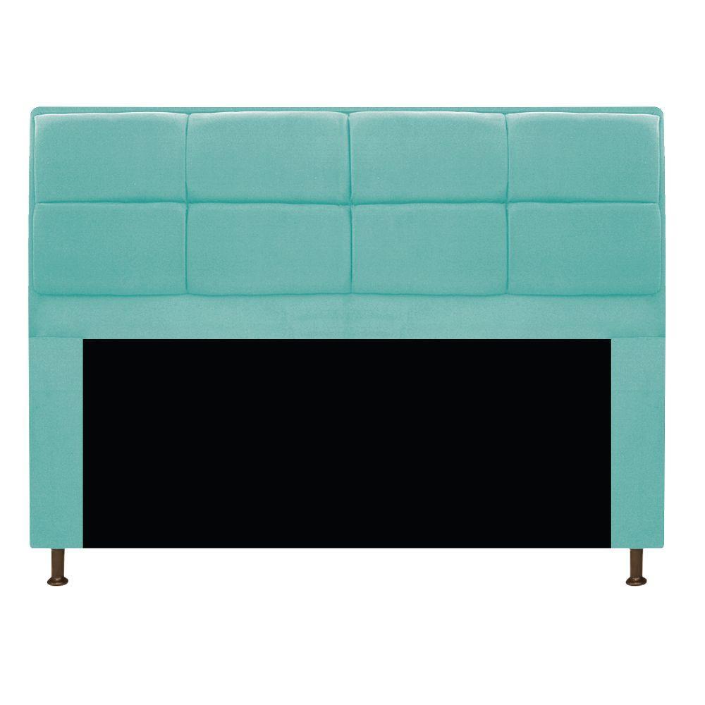 Cabeceira Munique 195 Cm King Size Suede Azul Tiffany - 3