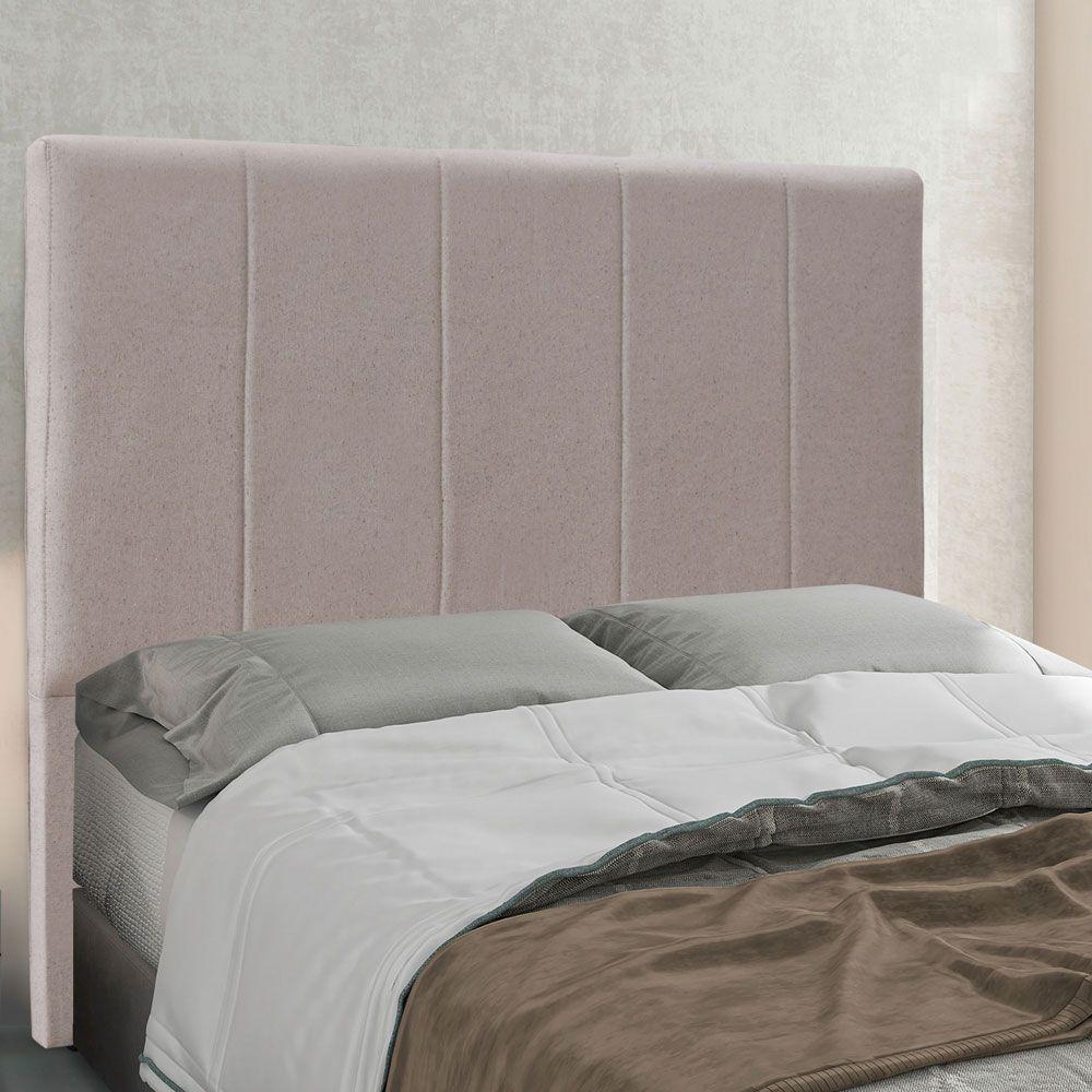 Cabeceira Queen 1,60M Ravenna Linho Rústico Areia Pallazio - 4