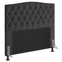 Cabeceira Queen Size Greta 160Cm Com Frame Cinza - 1