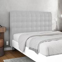 Cabeceira Cama Box Casal Dahlia 140Cm Com Frame Sintético Branco - Abmaza - 8