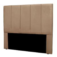 Cabeceira Queen 1,60m Toledo Suede Bege - Pallazio