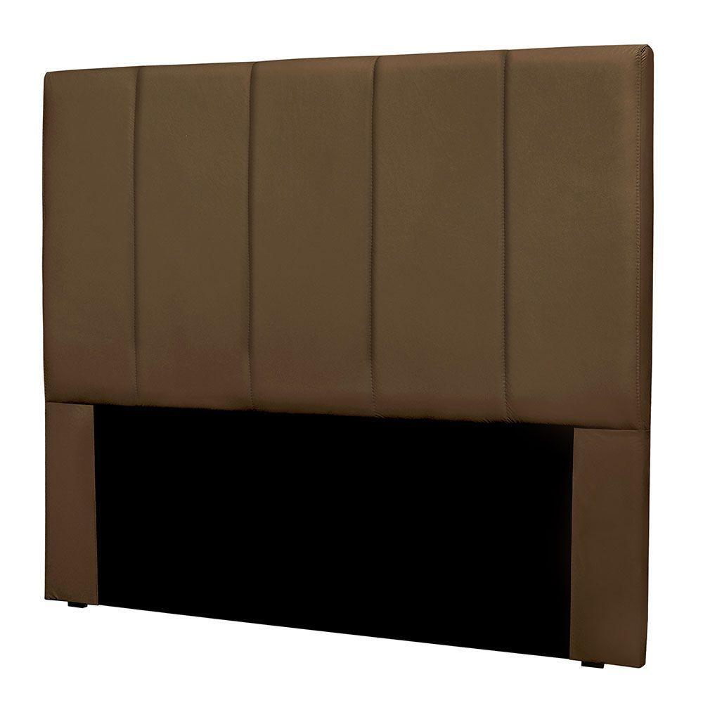 Cabeceira Queen 1,60m Toledo Suede Caramelo - Pallazio - 4