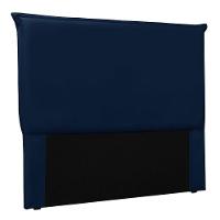 Cabeceira Queen 1,60m Barcelona Suede - Pallazio Cor Azul Marinho - 1