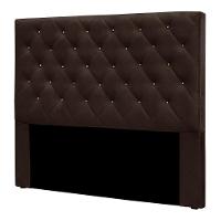 Cabeceira King 1,95m Toledo Suede - Pallazio Cor Marrom