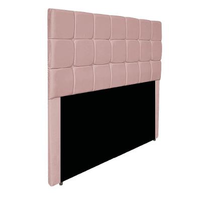 Cabeceira Estofada Manchester 160 Cm Queen Size Suede - Amarena Móveis Cor Rosê