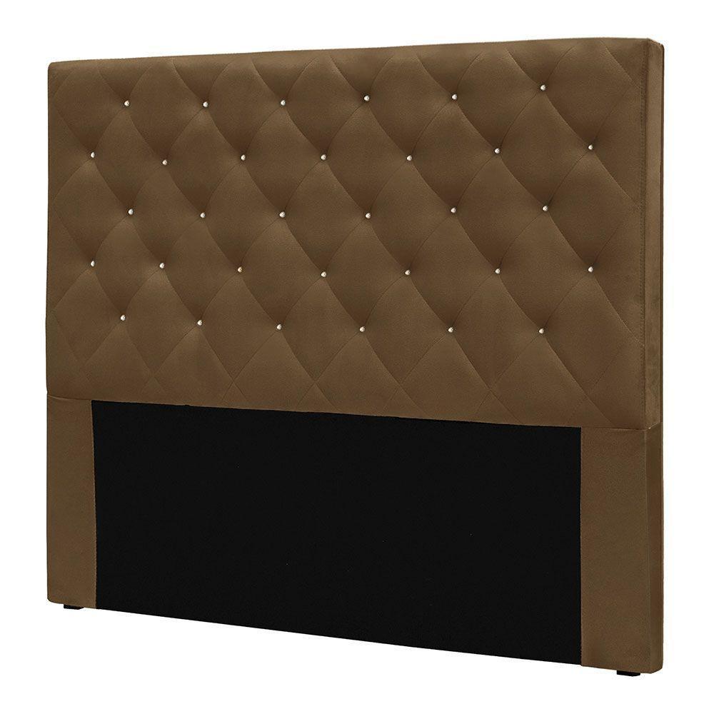 Cabeceira King 1,95m Toledo Suede - Pallazio Cor Caramelo - 4