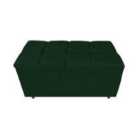 Kit Cabeceira E Calçadeira Manchester 90 Cm Solteiro Suede - Amarena Móveis Cor Verde - 6