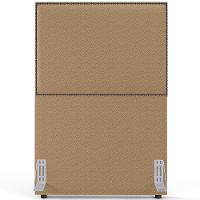 Cabeceira Cama Box Solteiro Com Tachas 100 Cm Vicenza L02 Bouclê Mostarda - 5