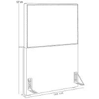 Cabeceira Cama Box Solteiro Com Tachas 100 Cm Vicenza L02 Bouclê Mostarda - 7