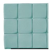 Cabeceira Estofada Manchester 140 Cm Casal Suede - Amarena Móveis Cor Azul Tiffany - 2