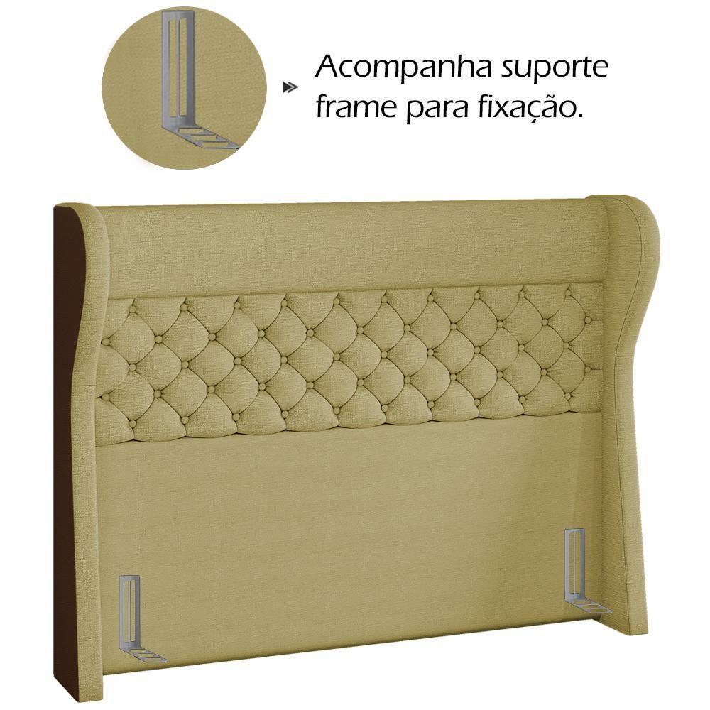 Cabeceira Casal 140 Cm Hav Linho E Corano Sl 75 Tcs 721 Peer Sl 75 Tcs 721 - 4