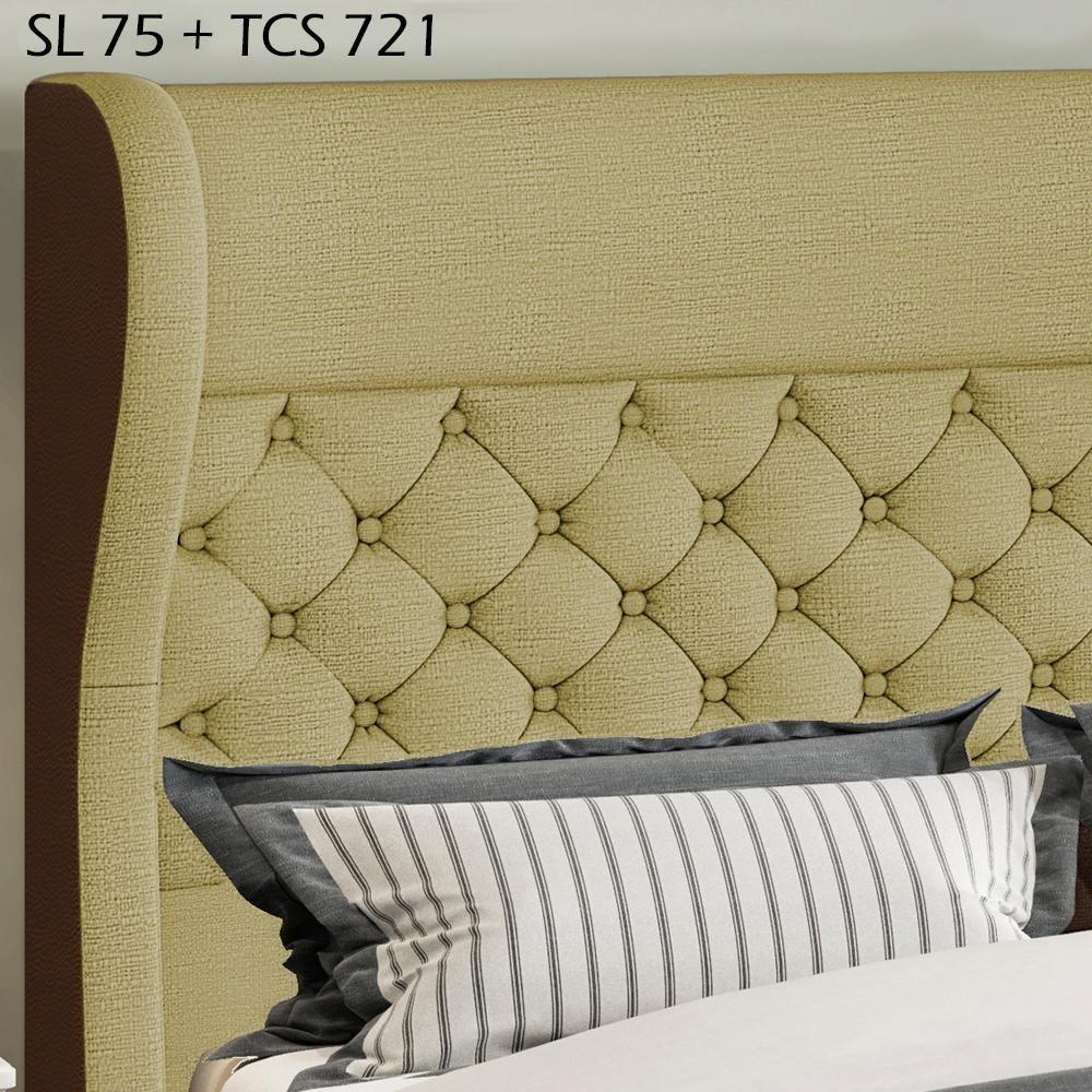 Cabeceira Casal 140 Cm Hav Linho E Corano Sl 75 Tcs 721 Peer Sl 75 Tcs 721 - 5