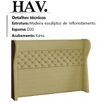 Cabeceira Casal 140 Cm Hav Linho E Corano Sl 75 Tcs 721 Peer Sl 75 Tcs 721 - 7