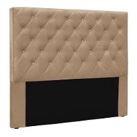 Cabeceira King 1,95m Toledo Suede - Pallazio Cor Bege - 19