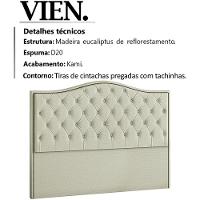Cabeceira Casal 140 Cm Vien Linho Sl 76 Peer Sl 76 - 7