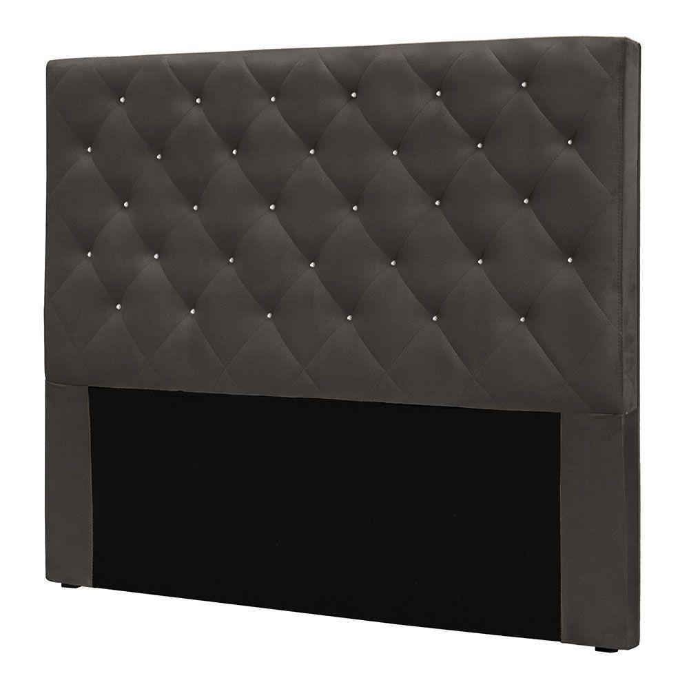 Cabeceira King 1,95m Toledo Suede - Pallazio Cor Cinza - 4