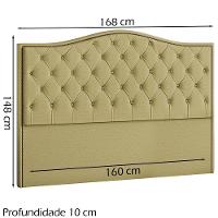 Cabeceira Queen 160 Cm Vien Linho Sl 75 Peer Sl 75 - 6