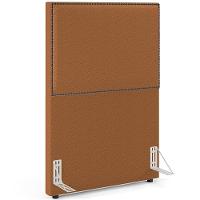 Cabeceira Cama Box Solteiro Com Tachas 100 Cm Vicenza L02 Bouclê Terracota - 1