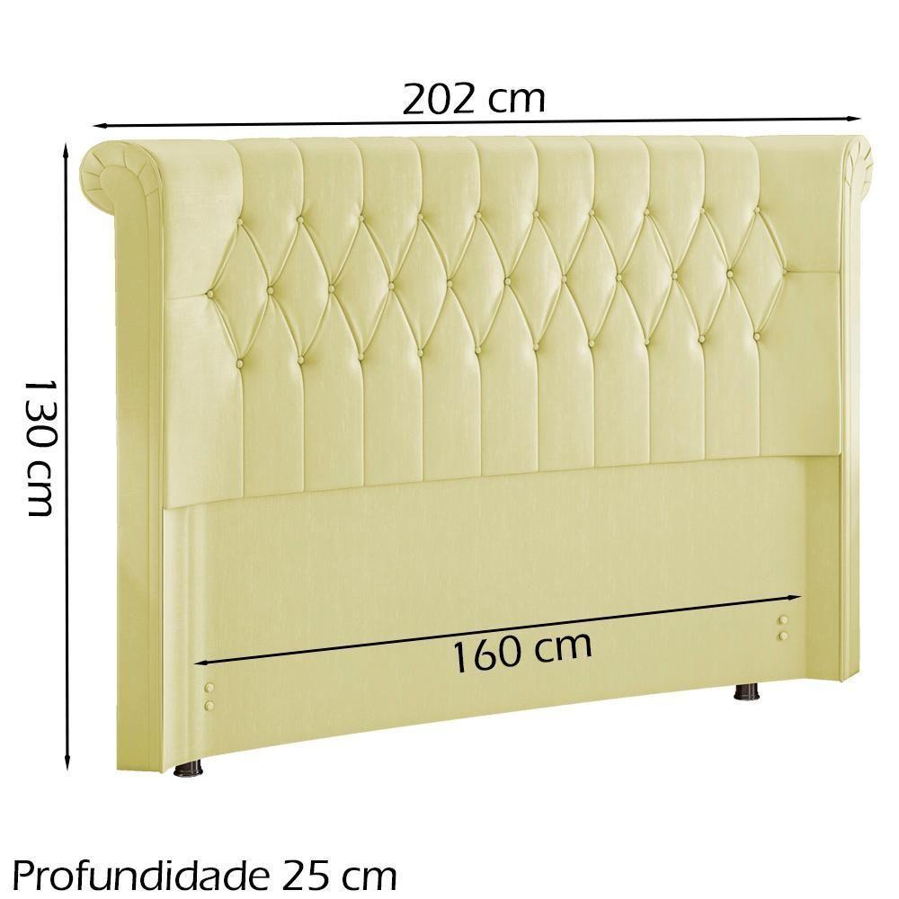 Cabeceira Queen 160 Cm Mirag Corano Tcs 350 Peer Tcs 350 - 6