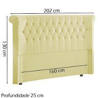 Cabeceira Queen 160 Cm Mirag Corano Tcs 350 Peer Tcs 350 - 6