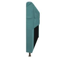 Cabeceira Estofada Lady Com Strass 140 Cm Queen Size Suede - Doce Sonho Móveis Azul Turquesa - 3
