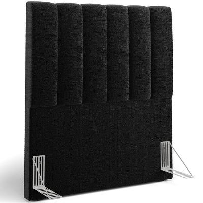 Cabeceira Cama Box Solteiro 100 Cm Dália W01 Bouclê Preto