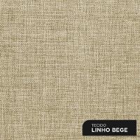 Cabeceira Cama Box Casal Maísa 140cm Com Frame Linho Bege - Abmaza - 5