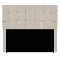 Kit Cabeceira E Calçadeira Manchester 195 Cm King Size Suede - Adj Decor Cor Bege - 17