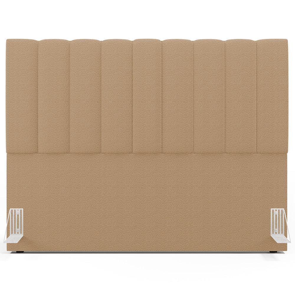 Cabeceira Cama Box Casal King 195 Cm Dália W01 Bouclê Mostarda - 3