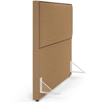 Cabeceira Cama Box Casal Com Tachas 140 Cm Vicenza L02 Bouclê Mostarda - 2