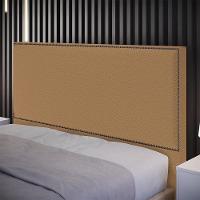 Cabeceira Cama Box Casal Com Tachas 140 Cm Vicenza L02 Bouclê Mostarda - 6