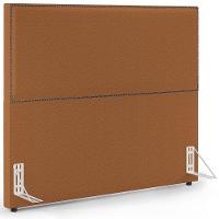 Cabeceira Box Casal Com Tachas 160 Cm Vicenza L02 Bouclê Terracota - 1