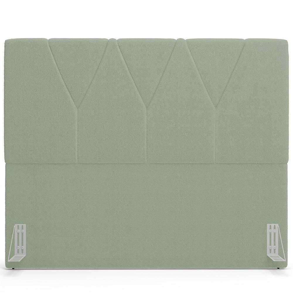 Cabeceira Cama Box Casal King 195 Cm Aurora W01 Bouclê Oliva - 4