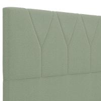 Cabeceira Cama Box Casal King 195 Cm Aurora W01 Bouclê Oliva - 2