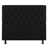 Cabeceira Cama Box Solteiro Nice 90cm Linho Preto - Desk Design - 10