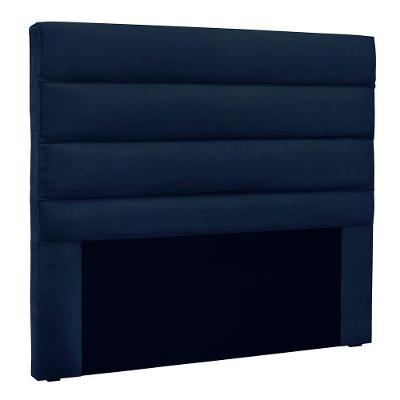Cabeceira Queen 1,60m Las Palmas Suede - Pallazio Cor Azul Marinho