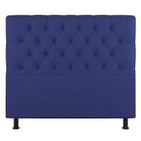 Cabeceira Cama Box Solteiro Nice 100cm Suede Azul - Desk Design - 6
