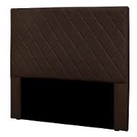 Cabeceira Casal 1,40m Córdoba Suede - Pallazio Cor Marrom