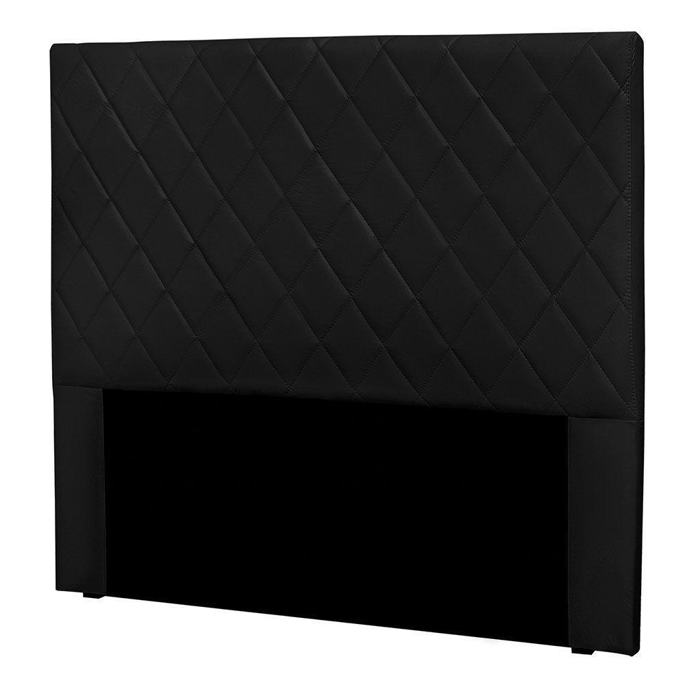 Cabeceira Queen 1,60m Córdoba Suede Preto - Pallazio - 4