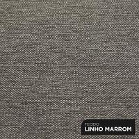 Cabeceira Cama Box Solteiro Nice 100cm Linho Marrom - Desk Design - 7